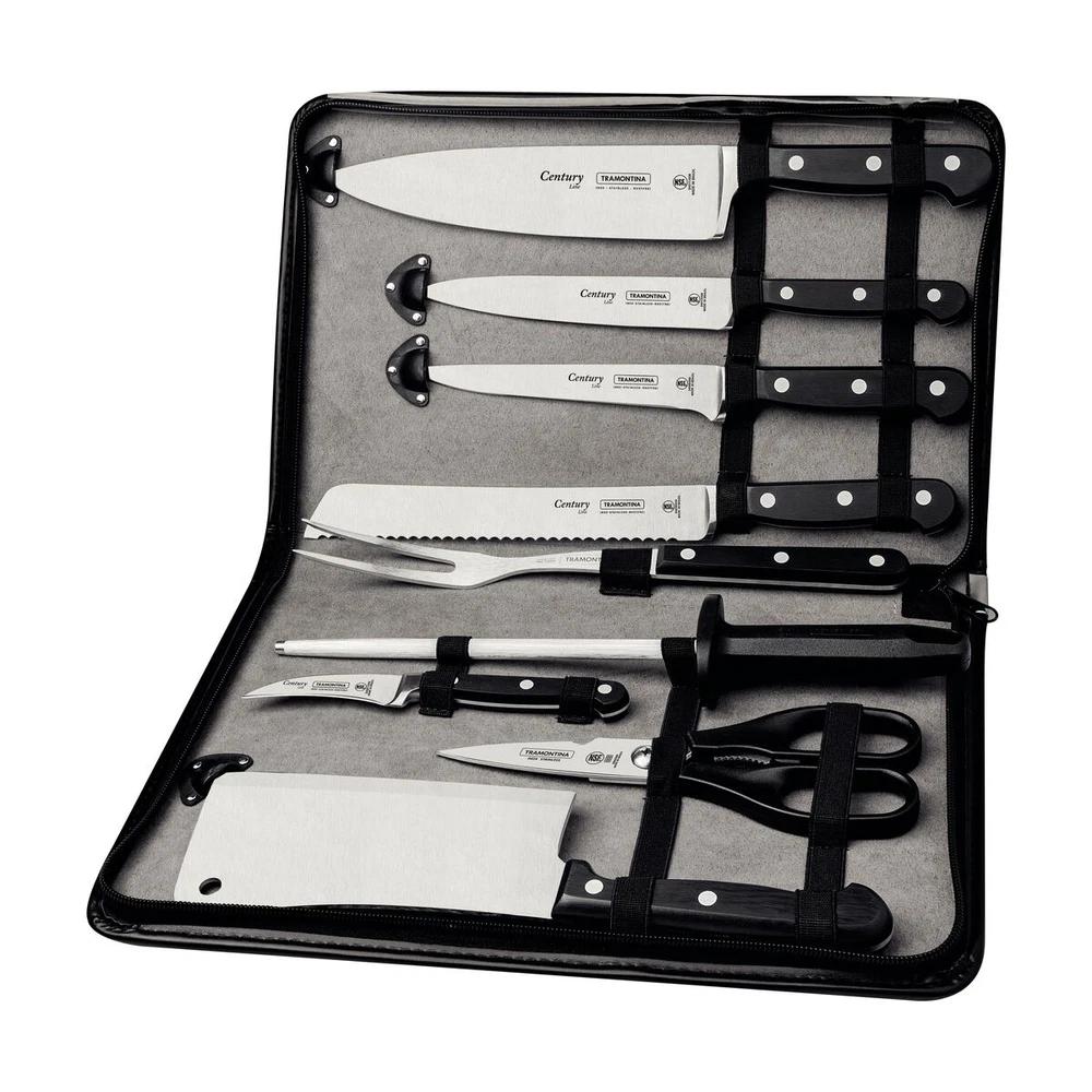 JUEGO CUCHILLOS 10 PZAS CENTURY TRAMONTINA T240998 SEL-b8c990bd
