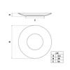 PAULA HS PLATO RASO 25 CM TRAMONTINA T966015 SEL-b9209f56