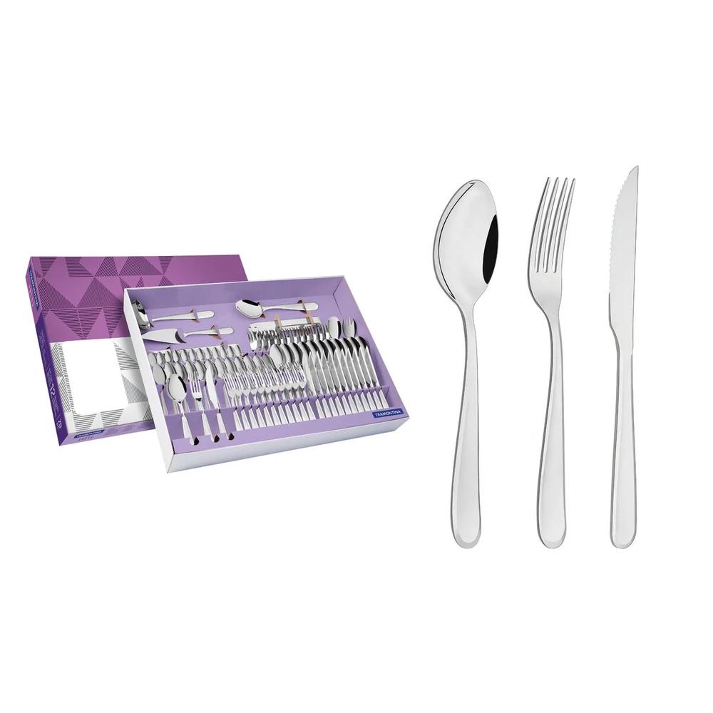 JUEGO DE CUBIERTOS INOXIDABLES DE 79PZ TRAMONTINA - T669031 SEL-b99243fd