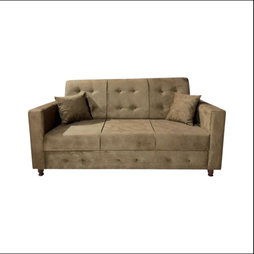 Sofá Unanime New Ita 3 Lugares Beige SEL-b99d68af