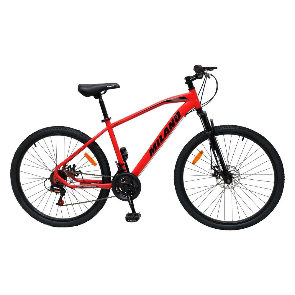 BICICLETA BIC.MILANO SAETA 26 SUS SWING ROJO SEL-b9f0c567