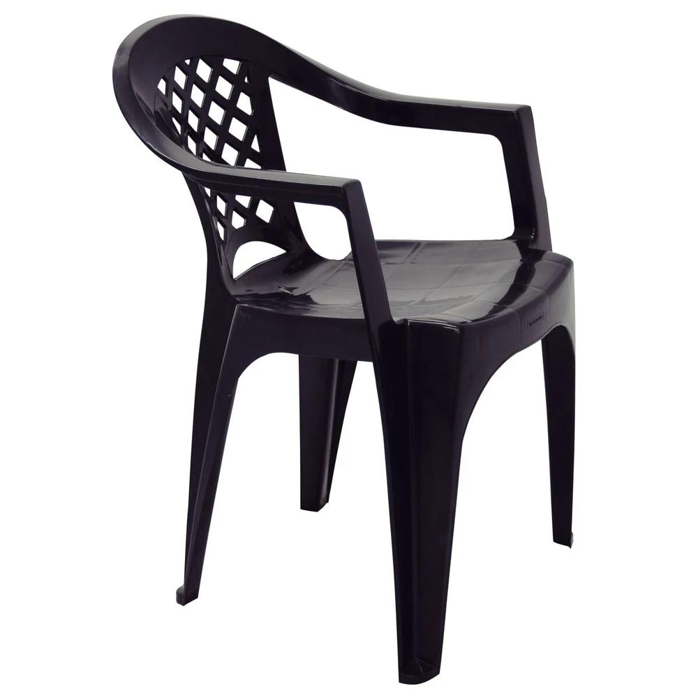 SILLA TRAMONTINA IGUAPE NEGRO CON POSA BRAZOS - T922212 SEL-c4d5066d