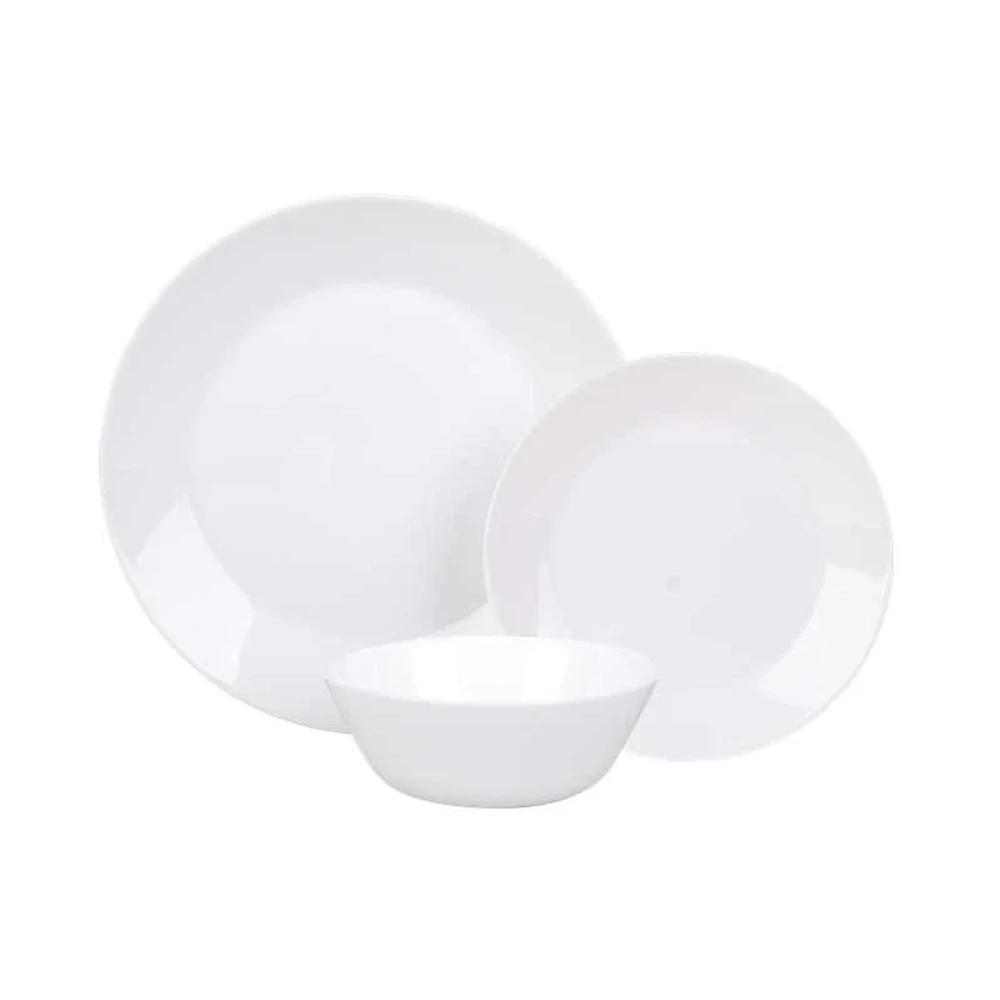 Juego de platos redondos 18pzs blanco Kups SEL-c5c75a59