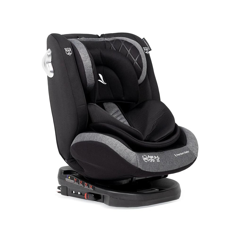 ASIENTO PARA AUTO PREMIUM BABY FIRST 360° 2.0 GRIS/NEGRO SEL-c6f3d8b9