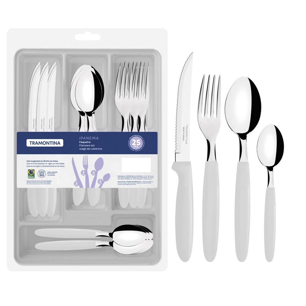 JUEGO DE CUBIERTOS 25 PZAS IPANEMA TRAMONTINA T23398E SEL-cc05f66c