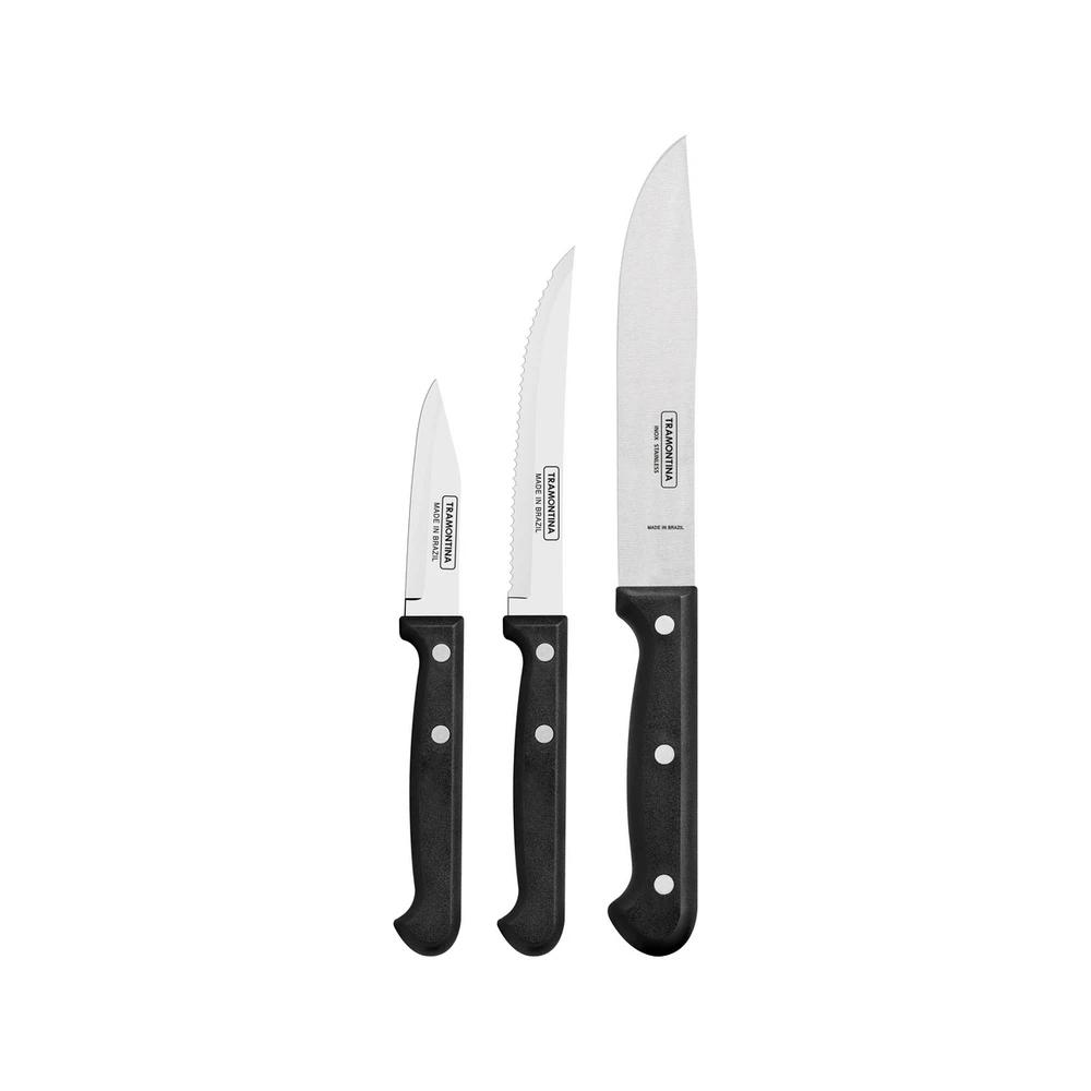 JUEGO CUCHILLOS 3PZAS ULTRACORTE TRAMONTINA T238991 SEL-d4305806