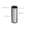 BASURERO INOX SIN TAPA PORTOFINO 31L TRAMONTINA T945406 SEL-db0b393e
