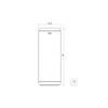 BASURERO INOX SIN TAPA PORTOFINO 31L TRAMONTINA T945406 SEL-db0b393e