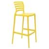 SILLA SOFIA RESPALDO HZ ALTA BAR AMARILLO TRAMONTINA T921374 SEL-df0242cb