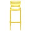 SILLA SOFIA RESPALDO HZ ALTA BAR AMARILLO TRAMONTINA T921374 SEL-df0242cb