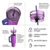 VASO TÉRMICO BUBBA DE 1183ML MOOD BOOSTER SEL-df035a76