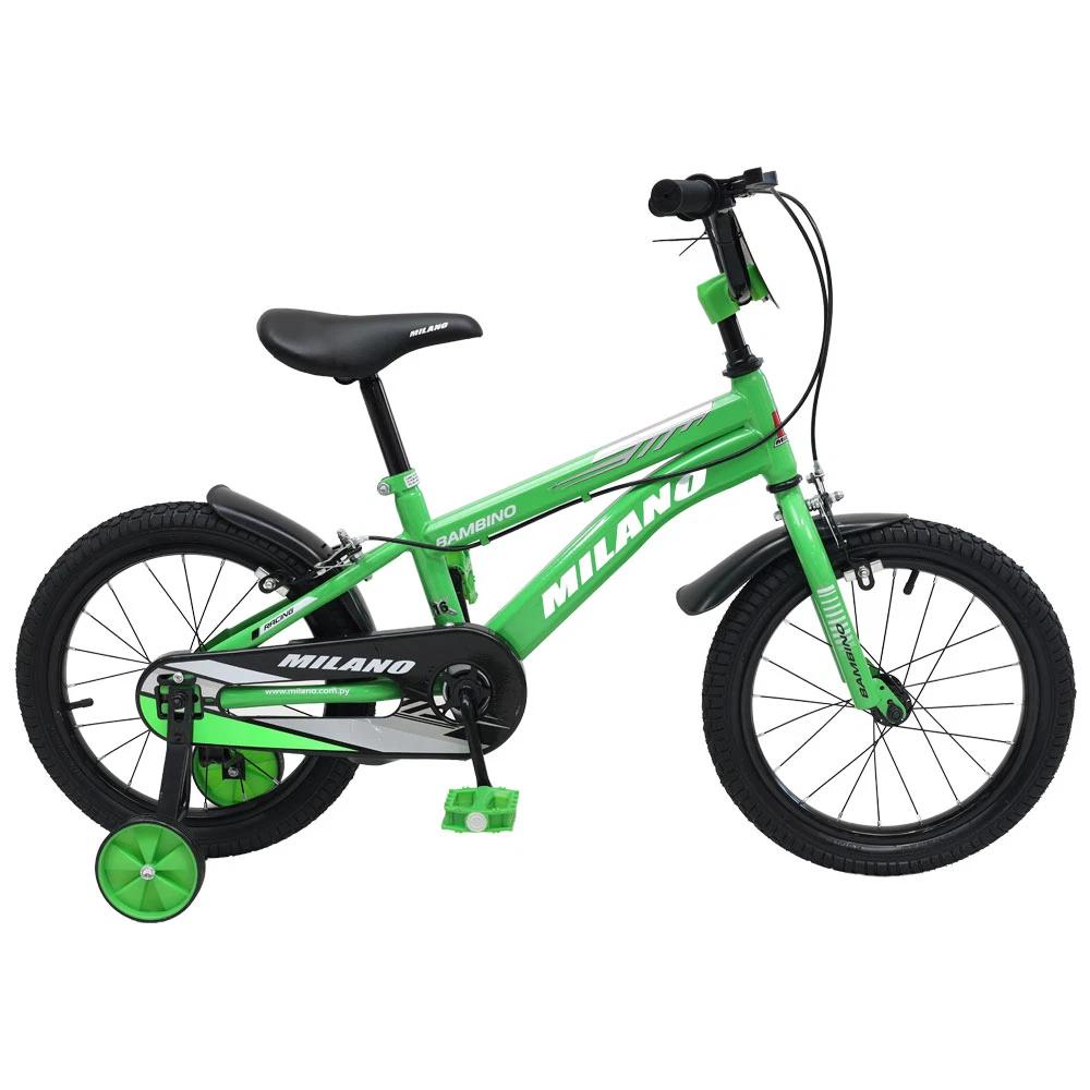 BICICLETA MILANO BAMBINO 16 VERDE SEL-e21ea626