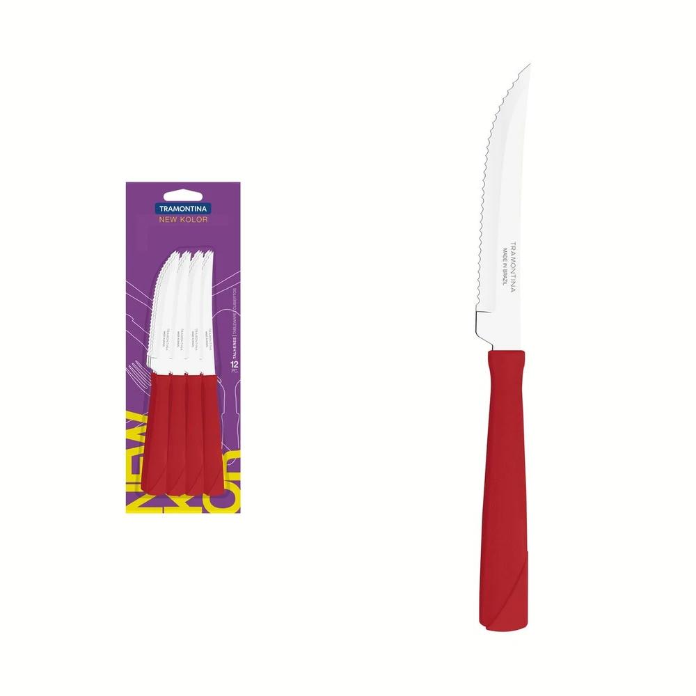 CUCHILO NEW KOLOR TRAMONTINA ROJO T231607 SEL-e5322a09