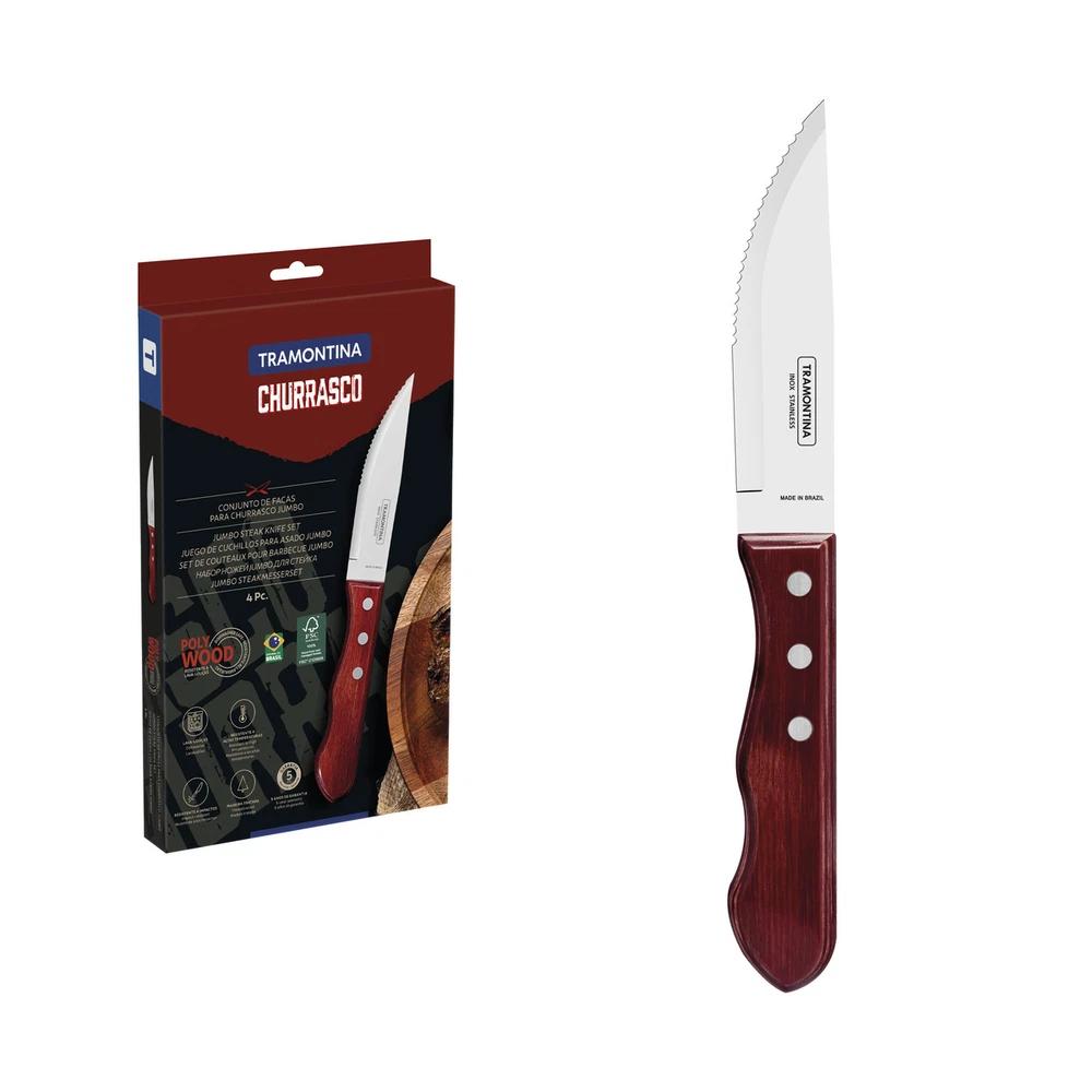 JUEGO CUCHILLOS JUMBO 4 PZAS POLYOOD TRAMONTINA T21199C SEL-e7bf7137
