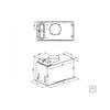 CAMARILLOPANA EMPOTRAR INOX INCASSO 51 220V TRAMONTINA T958001 SEL-ec63a272