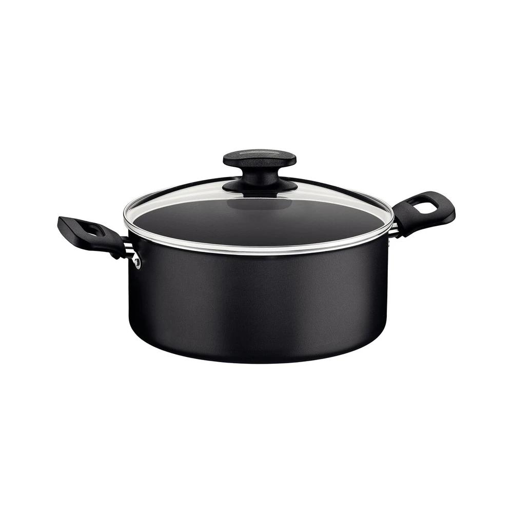 CACEROLA CON ASA LORETO TRAMONTINA NEGRA 22CM T203822 SEL-ed152b82