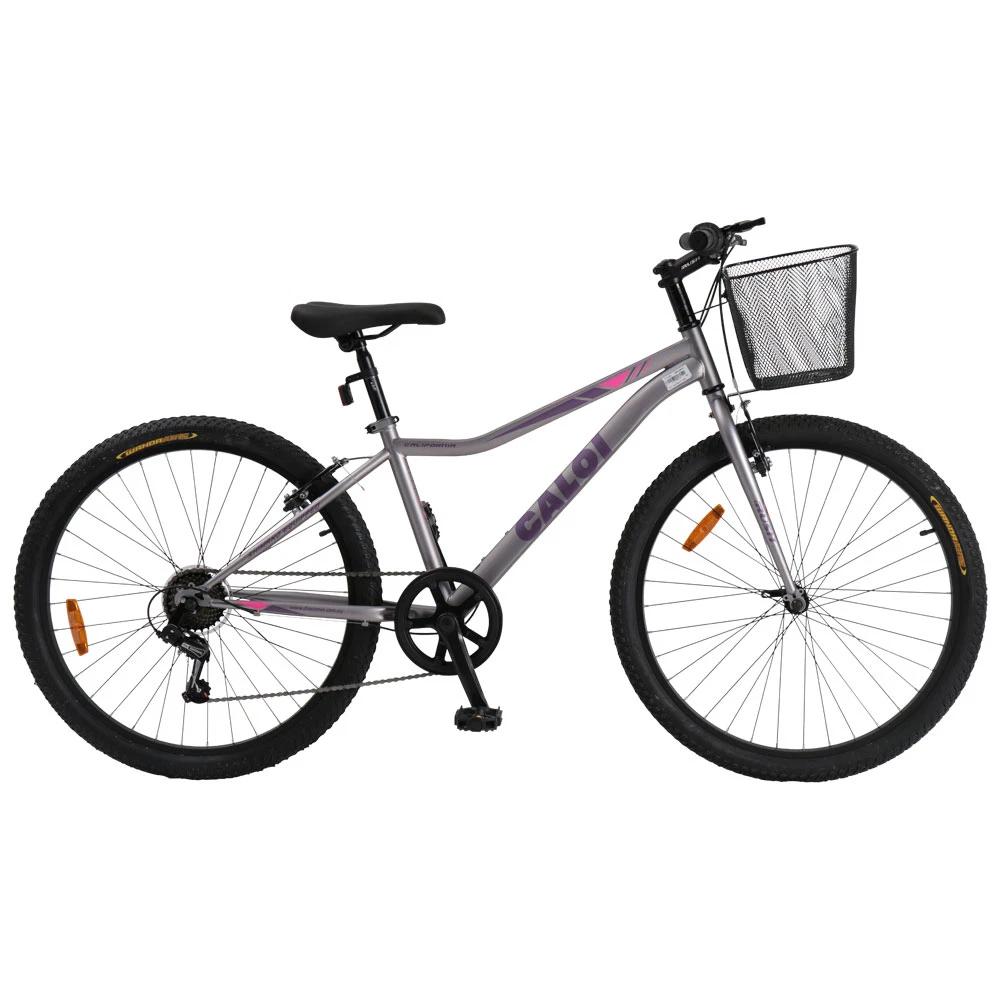 BICICLETA CALOI CALIFORNIA 26" GRIS SEL-edad046b