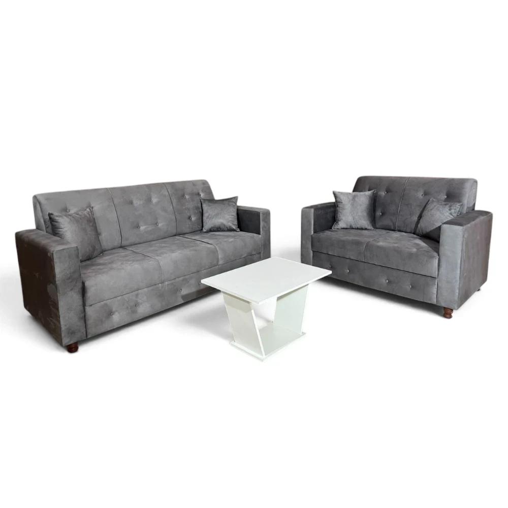 Sofá Unanime New Ita 3L + 2L Gris SEL-ef082453