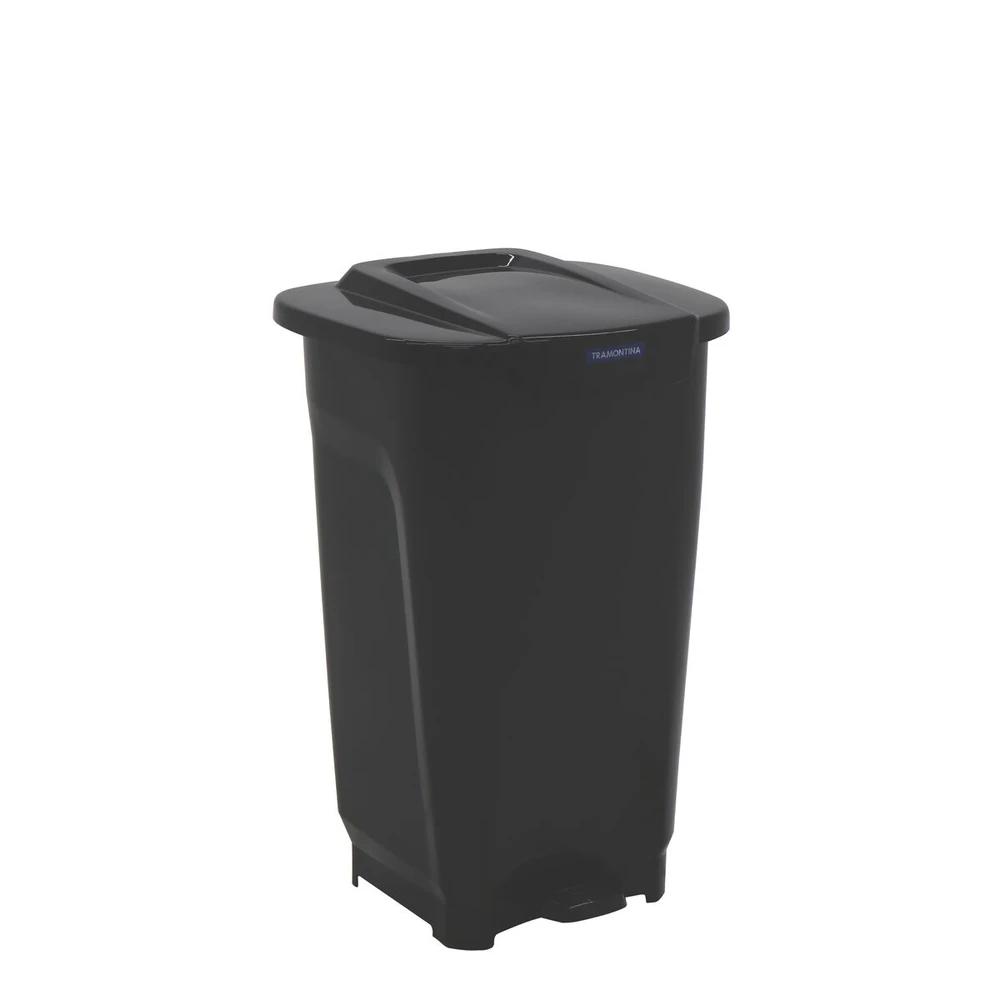 BASURERO 50LT TRAMONTINA NEGRO T928133 SEL-f109c85e