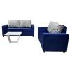 Sofá Unanime Ypacarai 3L + 2L Azul SEL-f128001e