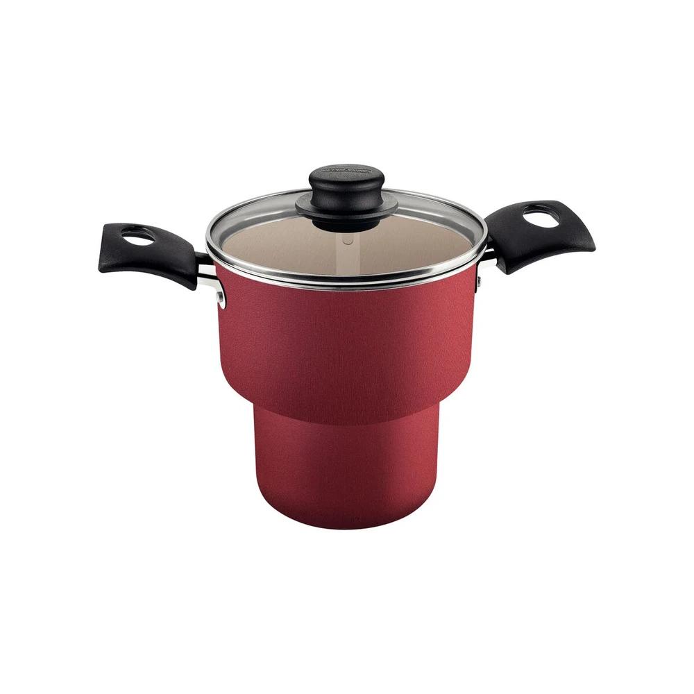 OLLA CUSCUS LORETO TRAMONTINA ROJO 14CM T202682 SEL-f32b880e