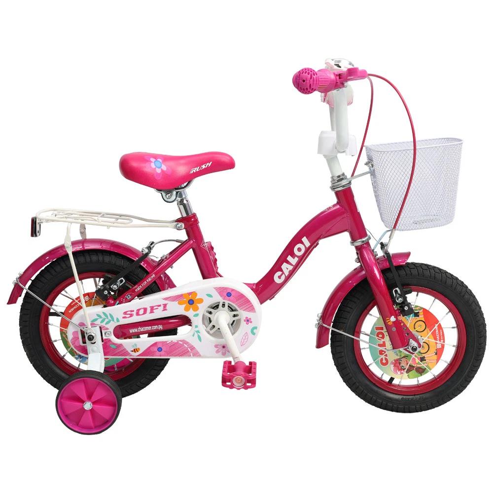 BICICLETA CALOI SOFI 12" FUCSIA SEL-fc344436
