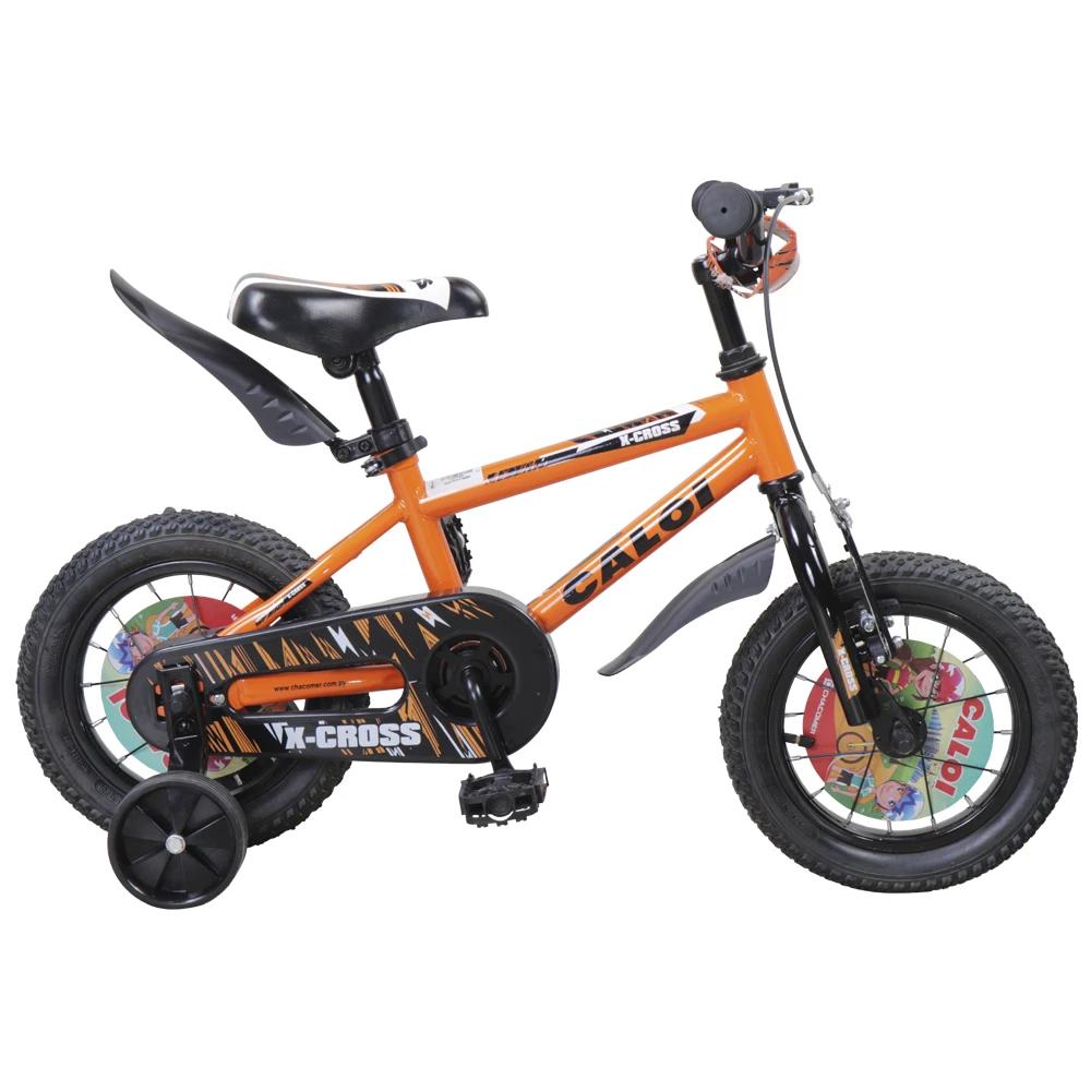 BICICLETA CALOI INFANTIL X-CROSS 12" NARANJA SEL-fd1fa25a